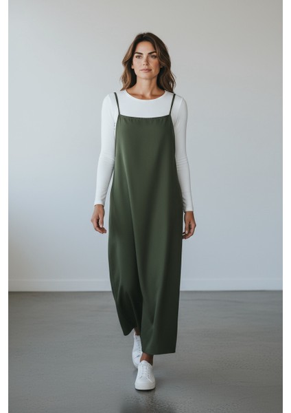 Kadın Ayarlanabilir Ip Askılı Dabıl Kumaş Elbise fiyatları