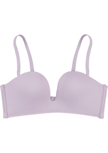 Derin Dekolte Destekli Dikişsiz Sütyen