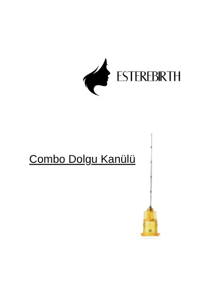18G 50 mm - Steril Tek Kullanımlık Combo Dolgu Kanülü (10 Adet)