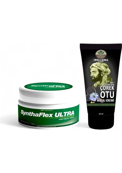Synthaflex Ultra 100 ml + Ibn-I Sina Çörek Otu Masaj Kremi 50 ml Rahatlatıcı Etki