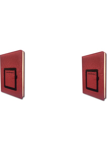 2026 Ajanda 2 Adet Kırmızı