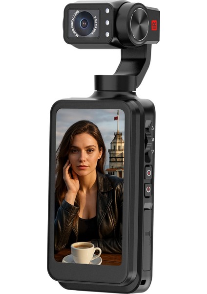 Mio Pocket 3 5k 30FPS 48MP 3 Eksenli Gimble Kamera modelleri