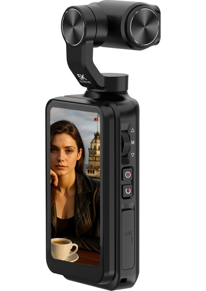 Mio Pocket 3 5k 30FPS 48MP 3 Eksenli Gimble Kamera fırsatları