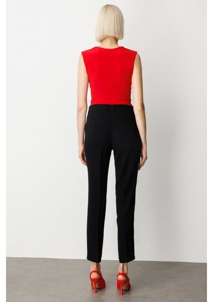 Kadın Dar Paça Krep Pantolon 1029 Siyah fırsatları