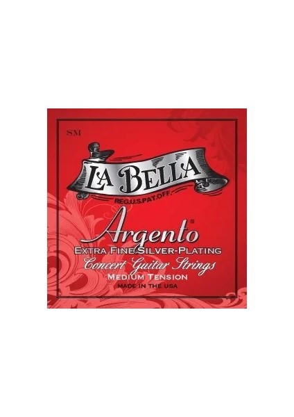 Klasik Gitar Teli Sm-Argento Medium Tansiyon