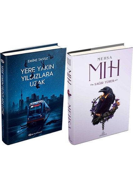 Mıh 3 Sağır Yürek Ciltli ve Yere Yakın Yıldızlara Uzak Ciltli Emine Tavuz 2li Set + Hediyeli
