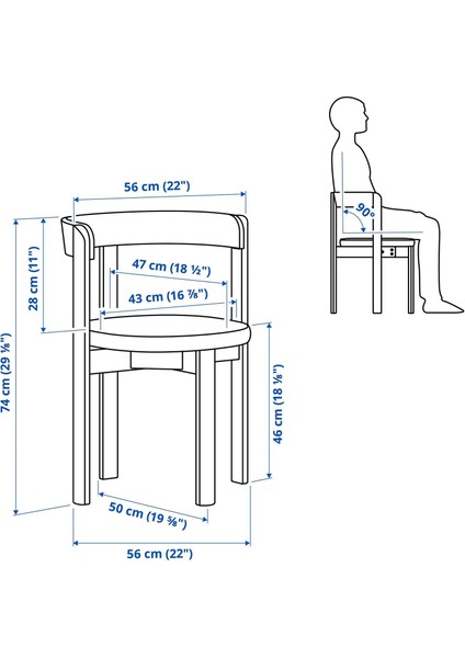 Stockholm 2025 Döşemeli Ahşap Sandalye Meşe Deri fiyatları