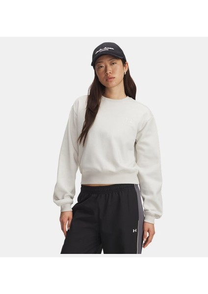 Kadın Ua Icon Vida Fleece Crew Sweatshirt 6003675-110