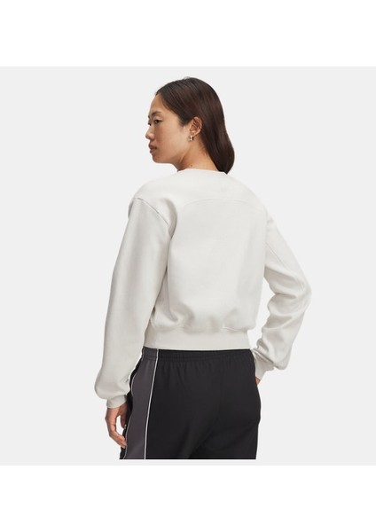 Kadın Ua Icon Vida Fleece Crew Sweatshirt 6003675-110 fiyatları