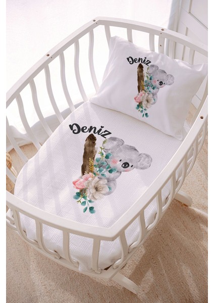 Isme Özel 70X120 Park Yatak ve Anne Yanı Pike Seti Koala