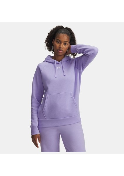 Kadın Ua Rival Fleece Kapüşonlu Üst 1379500-538