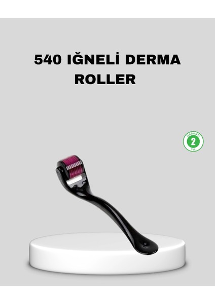 Derma Roller Titanyum Iğneli Cilt Yenileyici – Akne ve Kırışıklık Karşıtı