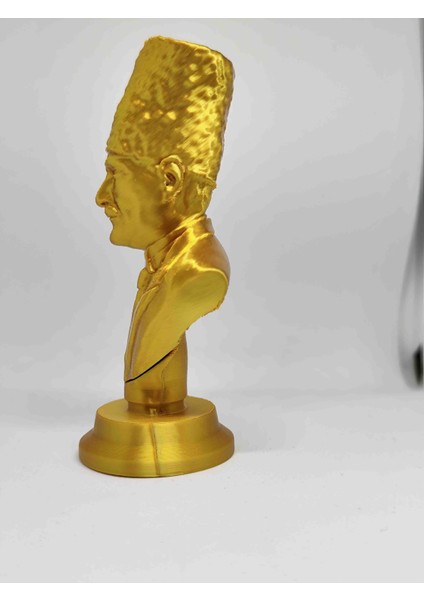 Atatürk Büstü Biblo Parlak Sarı Renkte Farklı Ebatlarda fiyatları