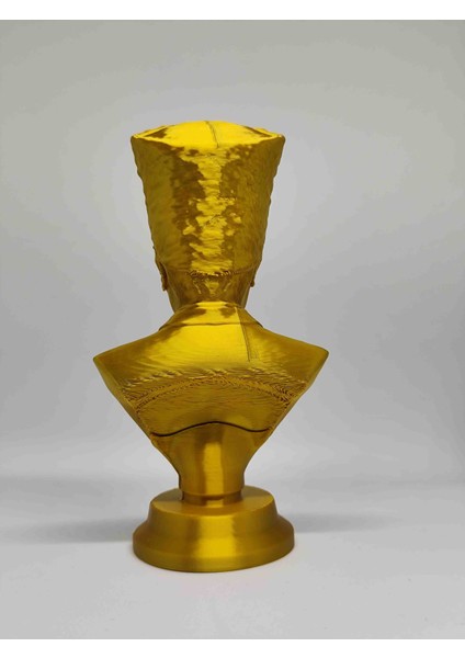 Atatürk Büstü Biblo Parlak Sarı Renkte Farklı Ebatlarda modelleri