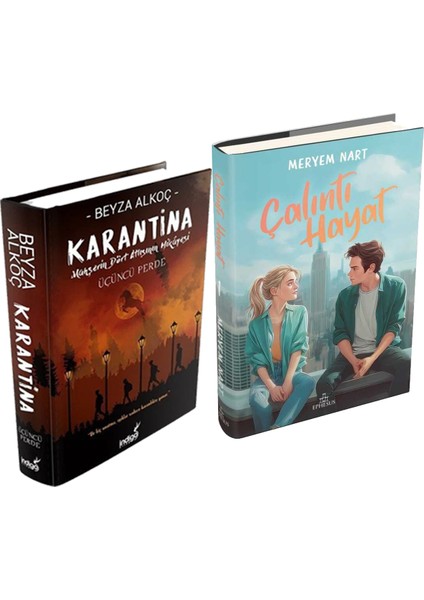 Çalıntı Hayat 1 Ciltli ve Karantina 3 Ciltli Beyza Alkoç 2li Set + Hediyeli