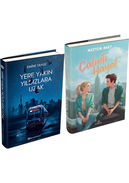 Çalıntı Hayat 1 Ciltli ve Yere Yakın Yıldızlara Uzak Ciltli Emine Tavuz 2li Set + Hediyeli