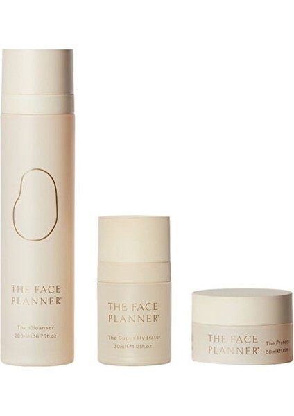 The Super Hydrating Plan The Cleanser + The Super Hydrator + The Protector Nemlendirici Aydınlatıcı 3'lü Cilt Bakım Seti