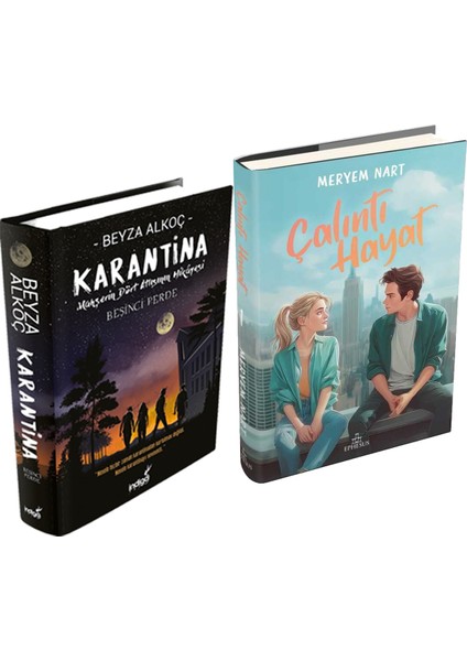 Çalıntı Hayat 1 Ciltli ve Karantina 5 Ciltli Beyza Alkoç 2li Set + Hediyeli