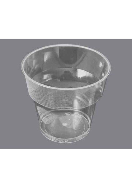 50 Adet Plastik Kristal Bardak Sert Plastik Bardak 180 cc Soğuk ve Sıcak Meşrubat Bardağı