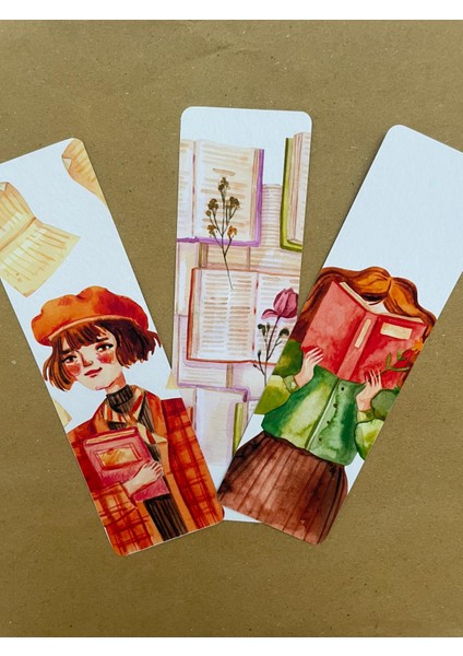 Kitap Ayracı - 6'lı Suluboya Efektli fiyatları