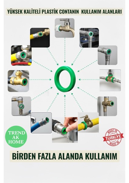 Yüksek Kaliteli Plastik Conta ( 100 Adet ) Conta indirimleri