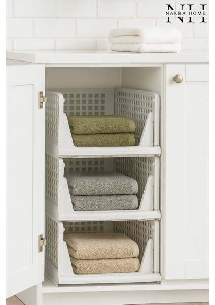 3 Adet Çok Amaçlı Kayar Raf – Dolap Içi Çekmeli Modüler Düzenleyici Gardırop Mutfak Banyo fırsatları