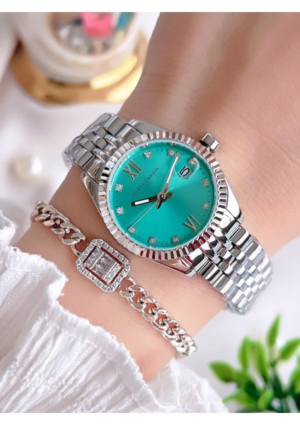 Çelik Kasa ve Kordon 2 Yıl Garantili 3 Atm Suya Dayanıklı Kadın Kol Saati RL.M1007.2