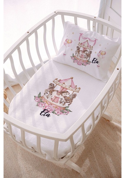 Isme Özel 70X120 Park Yatak ve Anne Yanı Pike Seti