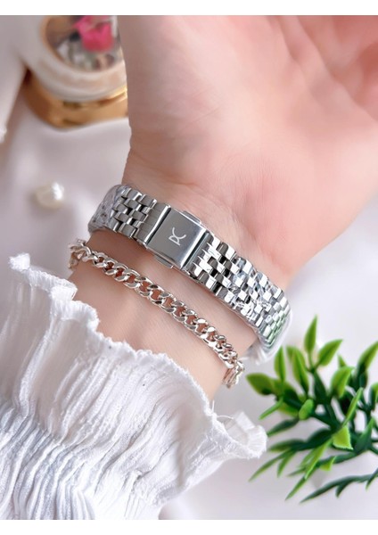 Çelik Kasa ve Kordon 2 Yıl Garantili 3 Atm Suya Dayanıklı Kadın Kol Saati RL.M1007.2 modelleri