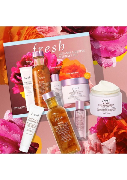 Cleanse & Deeply Hydrate Set - En Çok Satanlar Seti 100ML + 20ML + 50ML + 15ML fırsatları