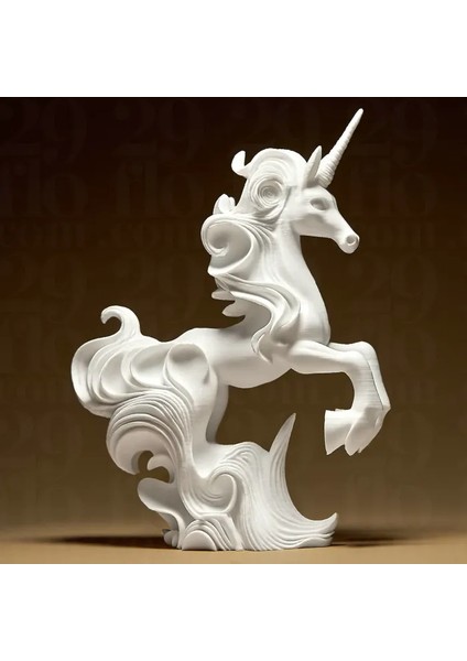 Unicorn Tek Boynuzlu At Tasarımlı Dekoratif Biblo Dekoratif Obje modelleri