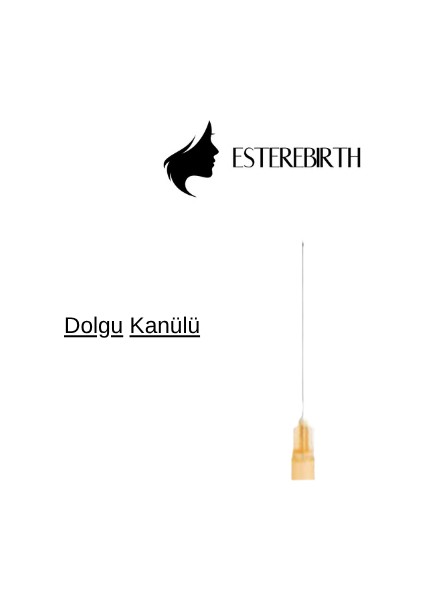 22 G 50 mm - Steril Tek Kullanımlık Dolgu Kanülü (10 Adet)
