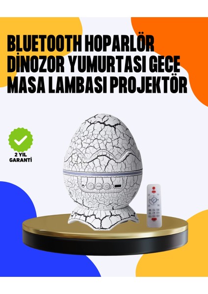 Yüksek Çözünürlüklü LED Galaksi Projektör + 19 Sesli Uyku Makinesi