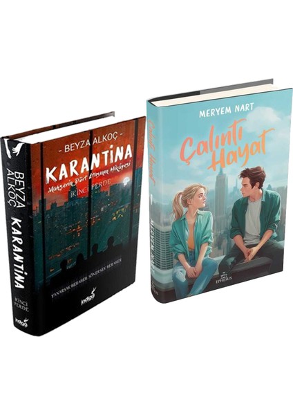 Çalıntı Hayat 1 Ciltli ve Karantina 2 Ciltli Beyza Alkoç 2li Set + Hediyeli