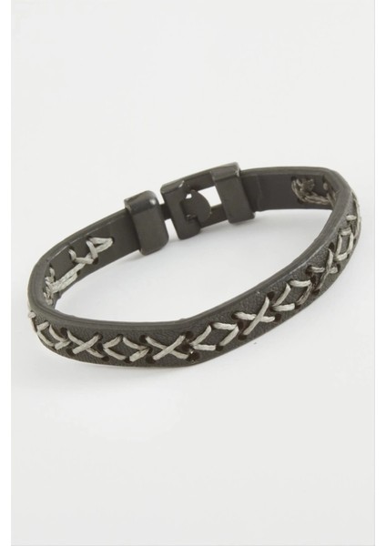 Ipli Kaliteli Suni Deri Bileklik