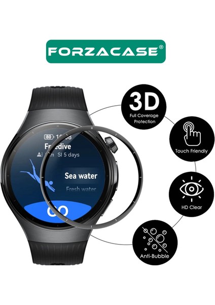 Huawei Watch 5 46MM ile Uyumlu Çerçeveli Tam Kaplayan 3D Pet Ekran Koruyucu Film - FC016 fiyatları