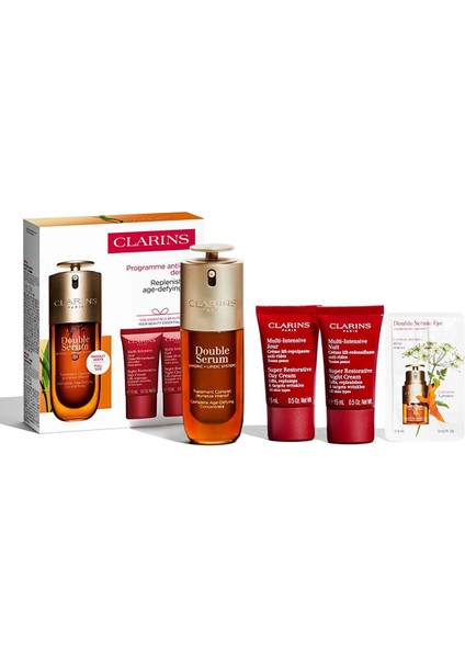Double Serum + Super Restorative Yaşlanma Karşıtı Cilt Bakım Seti
