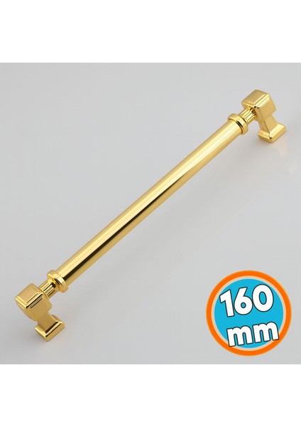 Mobilya Çekmece Mutfak Dolabı Dolap Kulpları Kulb 16 cm Metal Gold Altın Kulp 160 mm