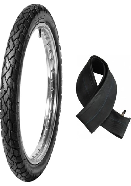 17 Jant 3.00-17 Tube Type (Iç Lastikli) 6pr (6 Kat) R (Arka) Rush Motosiklet Dış Lastiği + Krt Iç Lastik Seti (2025)