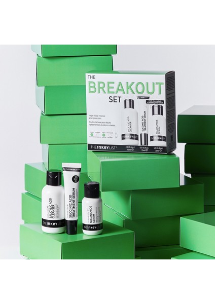 The Breakout Set - Cilt Bakım Seti 60ML + 15ML + 30ML fiyatları