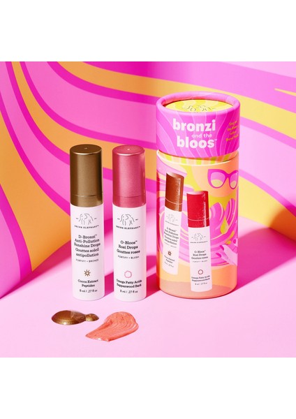 Bronzi And The Bloos™ - Bronzlaştırıcı Serum ve Gül Serumu Içeren Yüz Bakım Seti 8 ml + 8 ml + 1.5 ml modelleri