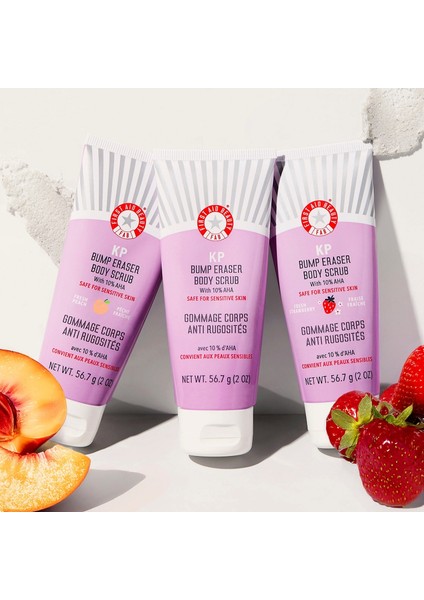 Smooth + Juicy Scrub Kit - Keratosis Pilaris Için Vücut Peeling Kiti 56,7 G + 56,7 G + 56,7 G fiyatları