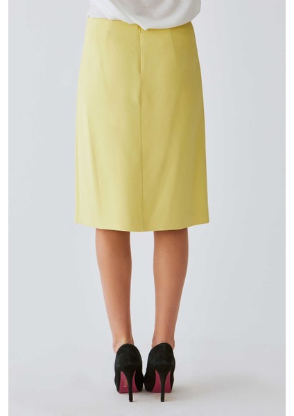 Kıvrım Detaylı Etek Sarı Y1915058_009 fiyatları