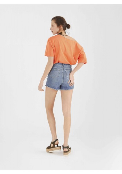 Denim Şort Standart Renk Y9951002_089 modelleri