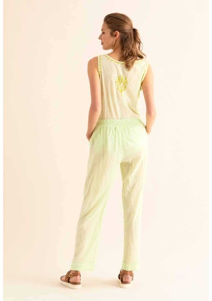 Cep Detaylı Pantolon Açık Yeşil Y9962109_436 indirimleri