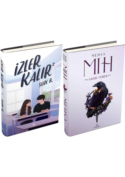 Mıh 3 Sağır Yürek Ciltli ve Izler Kalır 2 Ciltli Sude B. 2li Set + Hediyeli