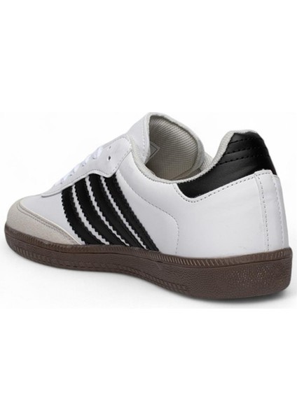 1726 Erkek Beyaz-Siyah (40-44) Sneaker Ayakkabı modelleri