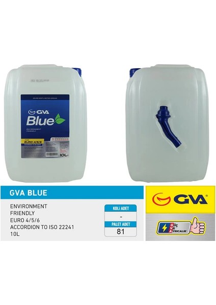 Blue Sıvısı 10 Lt Euro 4-5 / Binek Euro 6 Hunili Ambalaj OSM99910