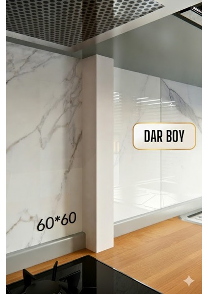 Pratik Doğalgaz Borusu Gizleme Kanalı 6x6 cm Açılıp Kapanabilir (Özel Ölçü Bildiriniz) fiyatları