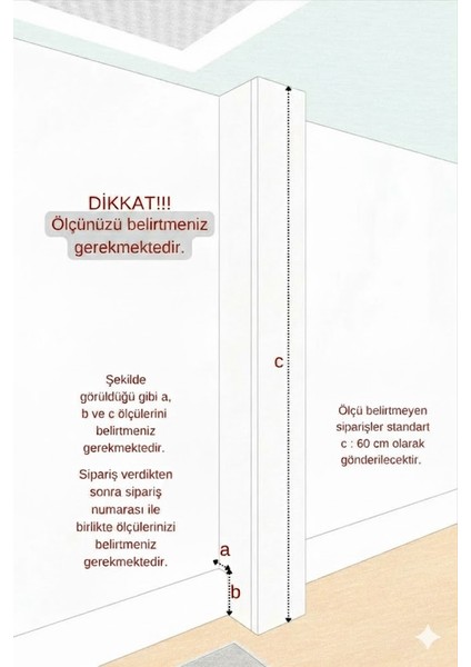 Pratik Doğalgaz Borusu Gizleme Kanalı 6x6 cm Açılıp Kapanabilir (Özel Ölçü Bildiriniz) fırsatları